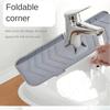 Square Silicone Faucet Mat Sink Splash Pad Countertop Protector Bathroom Mats Water Ripples Kitchen Faucet Water Catcher Mat
