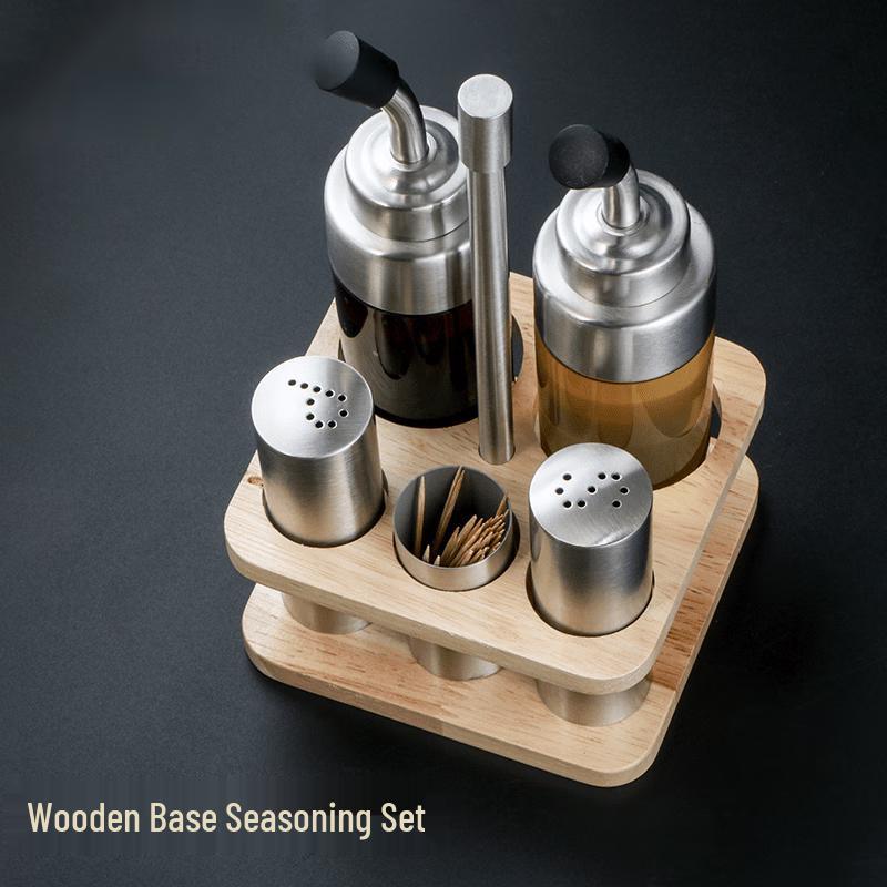 Fanteng 3-Piece 304 Stainless Steel Condiment Set