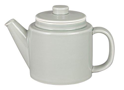 Нисикай Токи Керамика Хасами Обычный заварочный чайник, Серый, с супер-ситечком из нержавеющей стали, Прибл.. Объем 1000 мл, Сделано в Японии, 13252