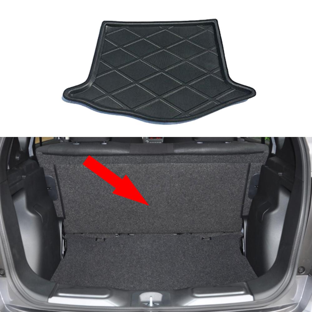 

Для Nissan Versa Note E11 2004~2013 2012 2010 2009 2006 Задний багажник Поддон Грузовой багажник Водонепроницаемый коврик Напольные ковры Аксессуары