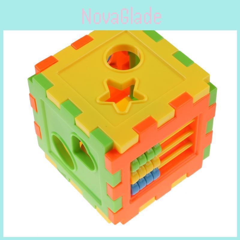 Ideal Gift Baby Kid Bricks Matching Blocks Baby Intelligence Educational Sorting Box For Early Learning