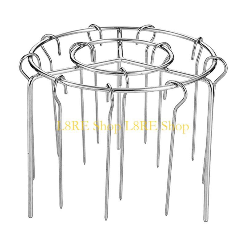 L8RE Air Fryers Grill Household Stainless Steel Vertical Barbecue Skewer Rack