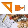 High Precise 90 Degree Triangular Ruler Suitable For Woodworking Construction& DIY Projects With Electric Wood Material