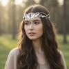 Vintage King Round Elves Crown Baroque Princess Diadems  Photography Props