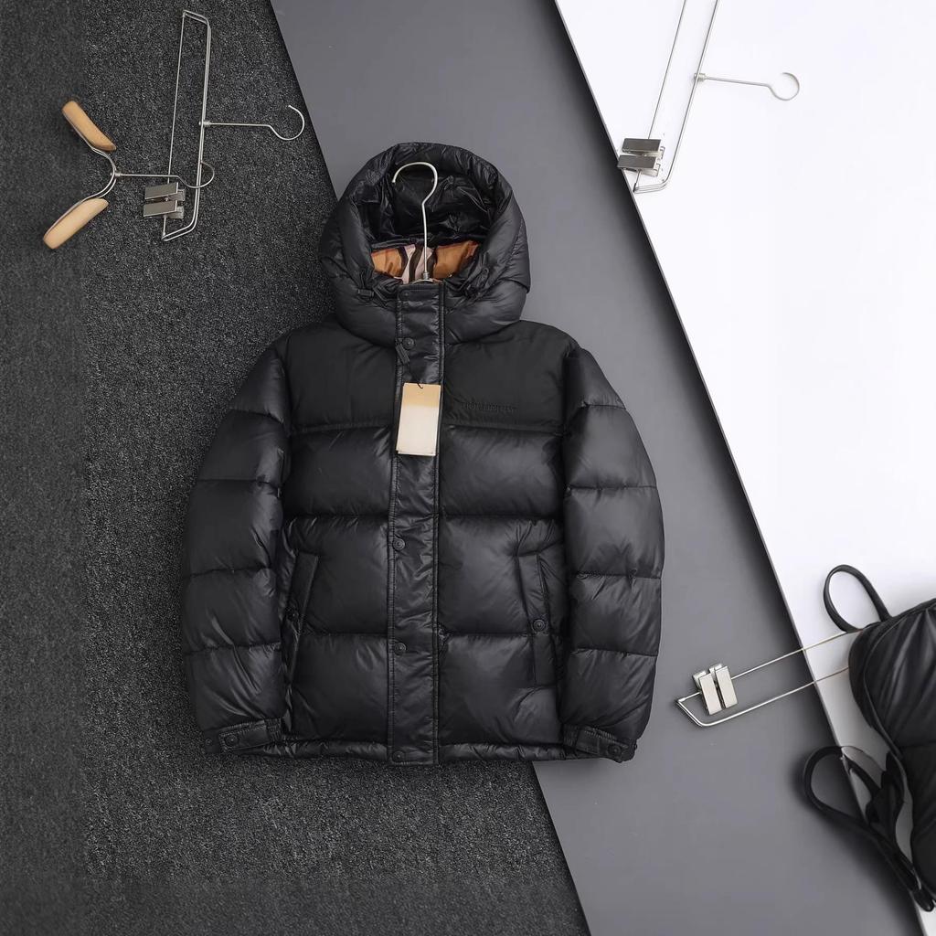 Authentische Balenciaga Gold Label Gänsedaunenjacke für Damen & Herren: Warm, Kälteschutz, Mit Kapuze, Partnerlook