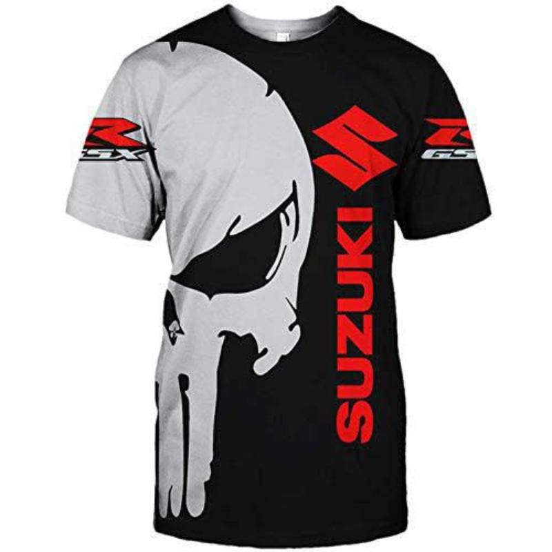 BOLIV MODA Heren 3D Geprint Street Fashion T-shirt Autorensport Buiten Fitness Ademend Sneldrogend Sport Korte Mouw Ronde Hals Pullover Casual Top 6XL