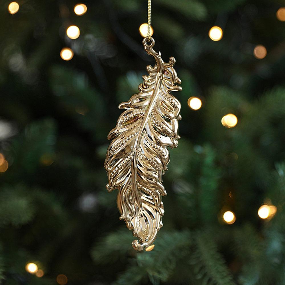 Plastic Xmas Ornament Ball Gold Christmas Tree Ornament Creative Xmas Baubles  Scene Making
