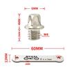 Bike Pedal Pedales Parts Bike Bolts Pin Bike Pedal Bolts Pedal Skid-proof Studs Bicycle Pedal Screw