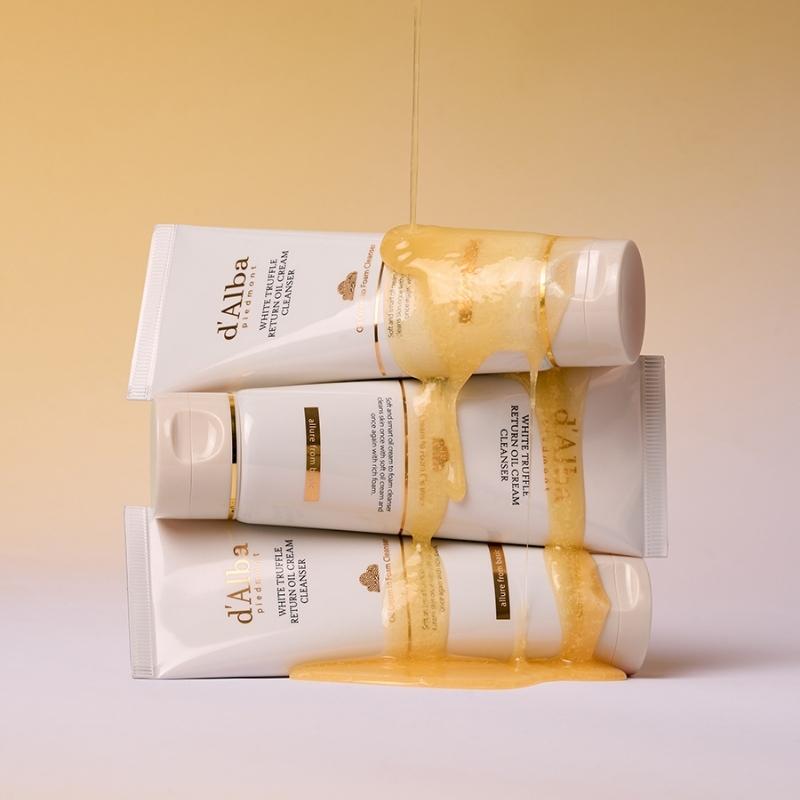 d'Alba White Truffle Return Oil Cream Cleanser (100ml, 160ml / 3.38 Fl. Oz, 5.41 Fl. Oz)