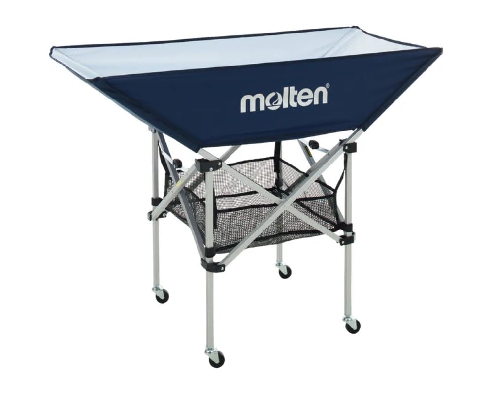 

Складная плоская корзина для мячей Molten, низкая спинка, темно-синий, BK0032-N