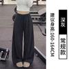 Womens High Waist Polka Dot Loose Casual Drawstring Wide Leg Pants
