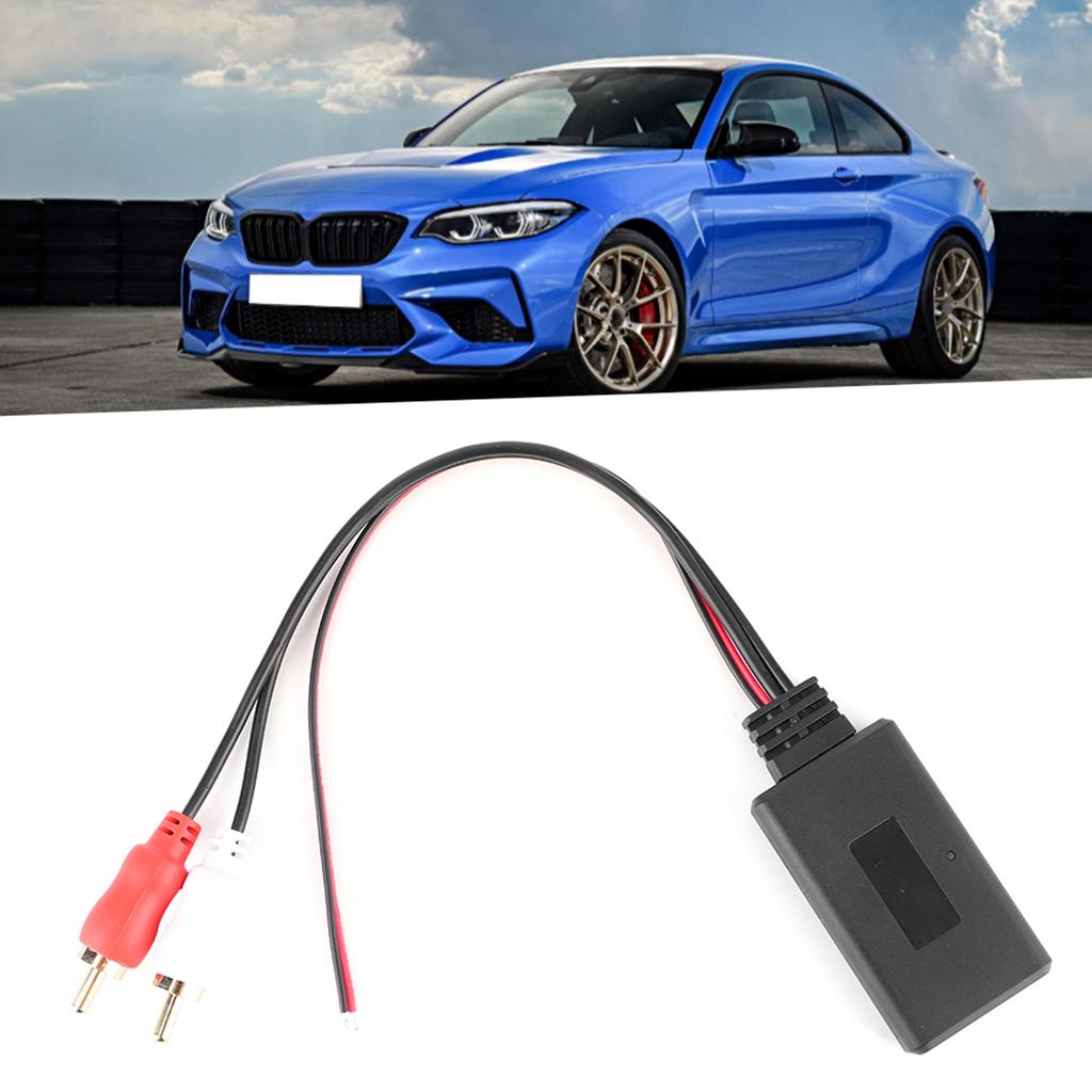 Universal Wireless Bluetooth Module Adapter AUX Audio 2 RCA Auxiliary Cable Car Radio Connector