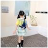 Zipper Crossbody Chest Bag Canvas Cartoon Shark Waist Bag Fashion Shark Pattern Chest Bag