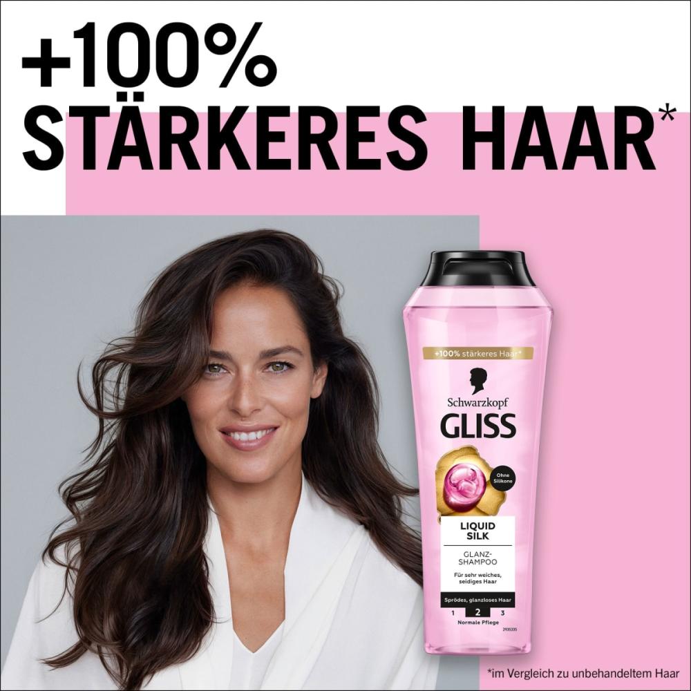 Schwarzkopf Glisker Liquid Silk Shampoo 250ml