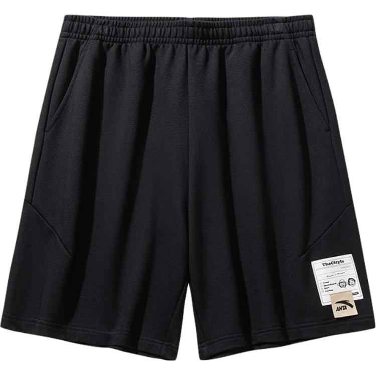

Anta Comfortable Simple Versatile Casual Shorts Men Shorts Black 952528307-3 S