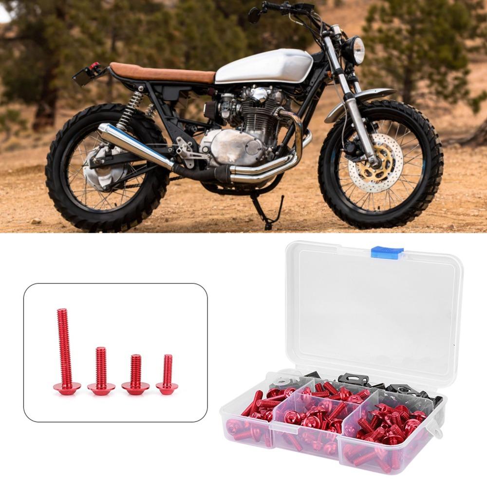177pcs With Storage Case Motorcycle Fairing Screws  For Fairing Replacement
