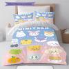 SEVENTEEN Pattern Bedding,Quilt Set Quilt Cover Pillowcase Home Birthday Gift (1 * duvet cover + 2 * pillowcase, without core)
