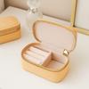 Vintage Necklace Ring Case Zipper Earring Organizer Lightweight Mini Portable Jewelry Box  Outdoor
