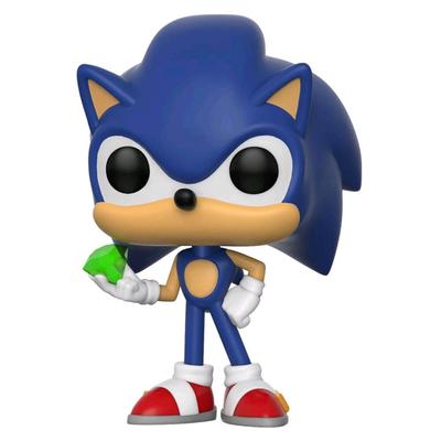 Sonic the Hedgehog Sonic mit Emerald Pop! Vinyl