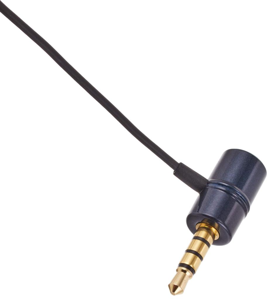 ELPA Earphones with Separate Microphone for Earlis Hearing Amplifier, Navy, AS-EM02N(NV)