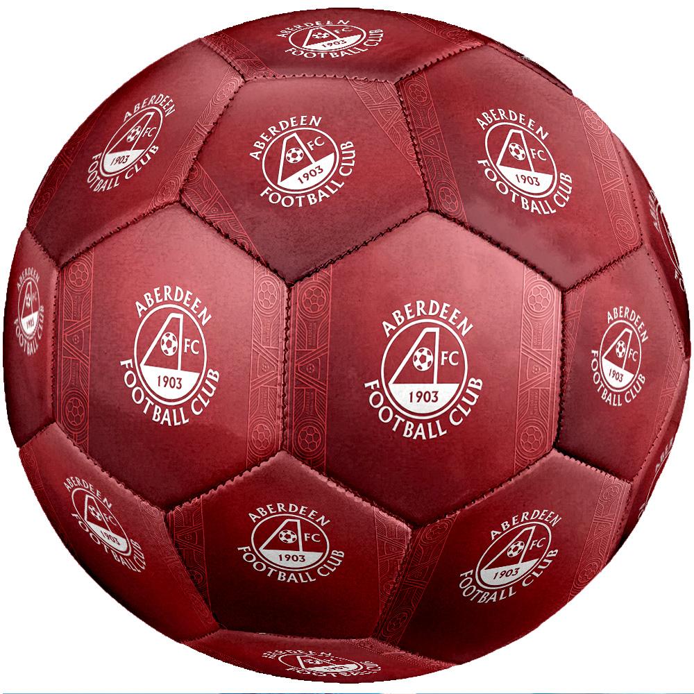 Aberdeen FC Size 5 Standard Football Durable Training Match Soccer Ball for Adult Outdoor Sports