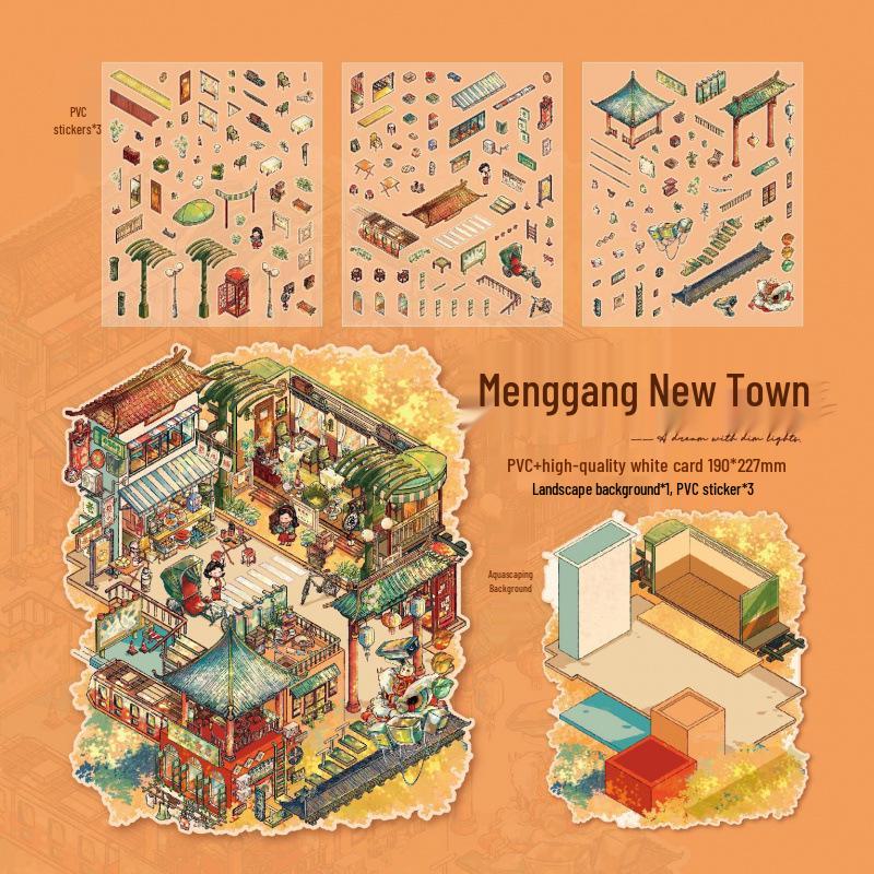 Mr. Paper Fairy Tale Book Series Flat Stickers - DIY Student Fun Pack