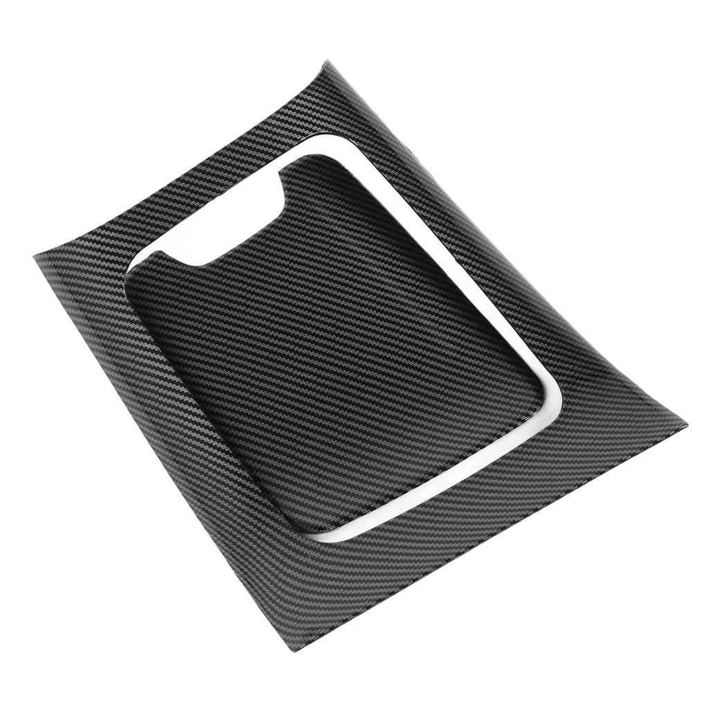 Armrest Box Panel Cover Carbon Fiber Style Center Console Gear Shift Panel Trim Replacement for Benz C‑Class W206 S206