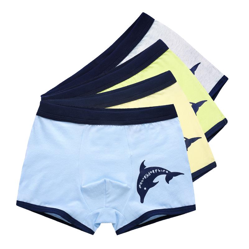 4 Pack Little Boy Shorts Cotton Boxer Briefs,Kids Toddler Babies Underwear Underpants Size 2-10 Years Gift Box Package