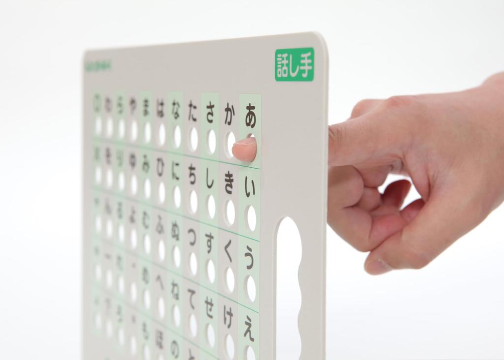 Speech Disorders | Face-to-face Conversation Aid "Fingerboard" Set, Fast Communication with Fingertips, Medical Use