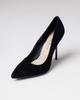 Melanda 5037302 37 Black Suede High-heeled Shoes