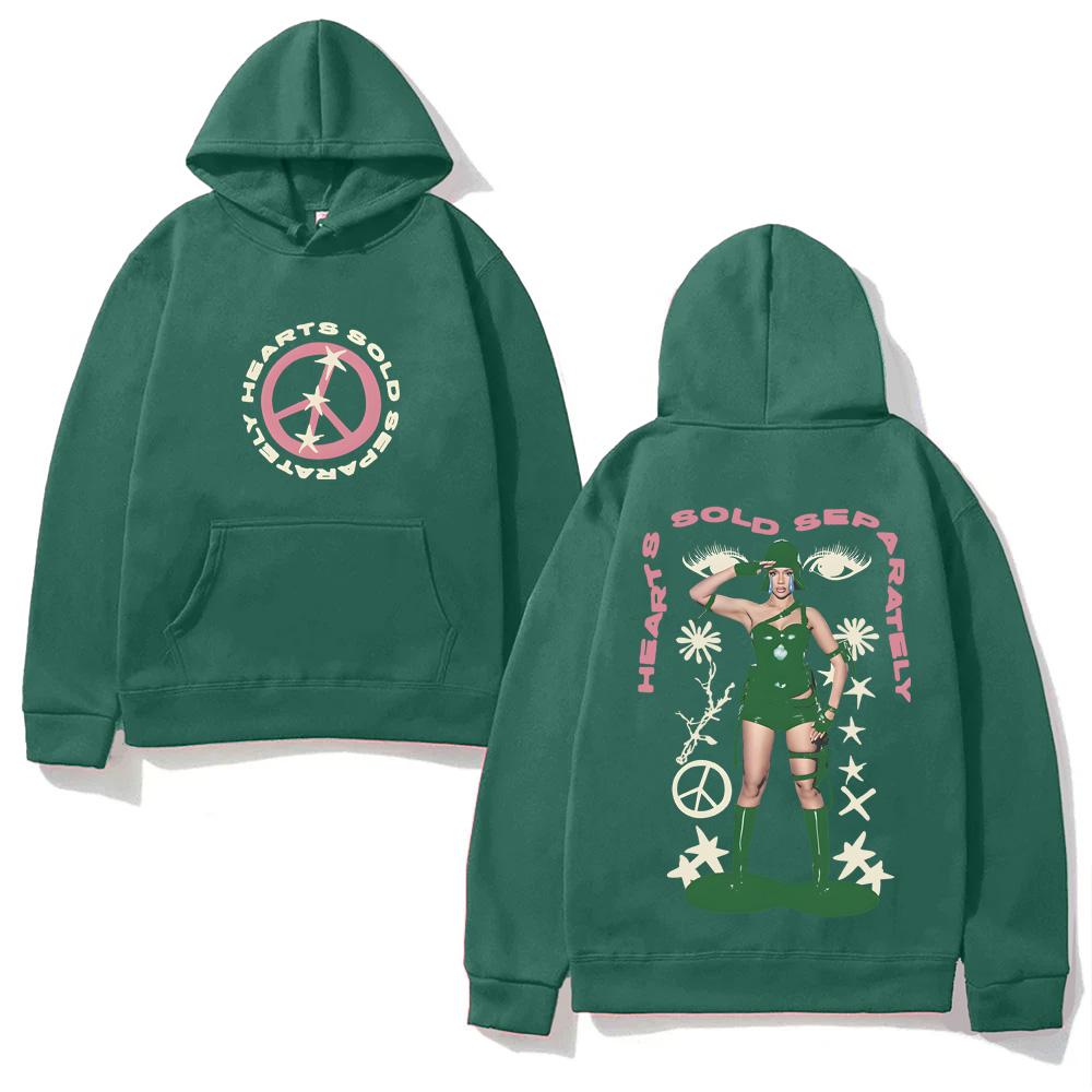 

Mariah the Scientist Peace Hoodie Hip Hop for Autumn/Winter High Quality Comfortable Loose Comfortable Pullovers Fleece Clothes 3XL