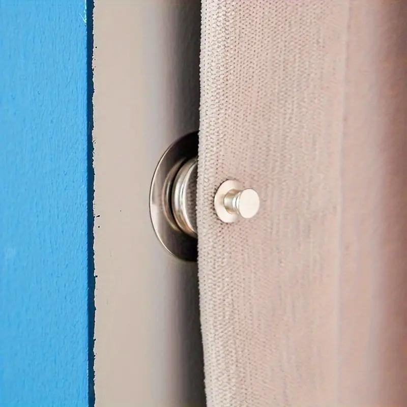 2 Pezzi di Fissaggi per Spazi delle Tende Fibbie a Chiusura Magnetica Ad Entrambe le Estremità del Bordo della Tenda da Doccia Clip a Gancio sul Lato Per Prevenire la Fuoriuscita di Luce
