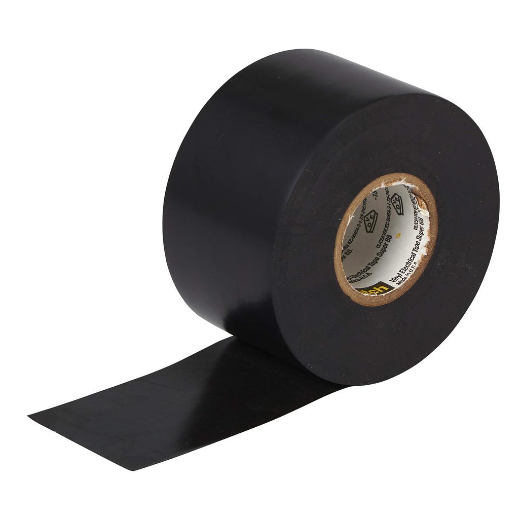 3M Scotch Super 88 Harness 38mm x x Electrical Insulation Tape, Black, 0.22mm 13m,