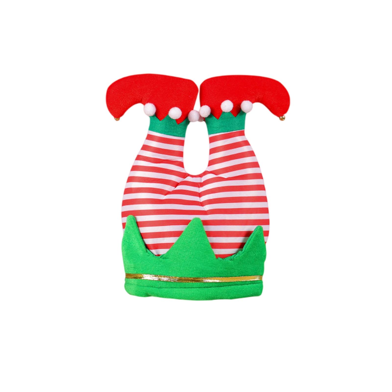 

Christmas Twinkles Toe Hat Striped Red/ Christmas Celebration Costume Party Accessories Props And Party Supplies For Plays, Festivals, Photo Shoots One Size