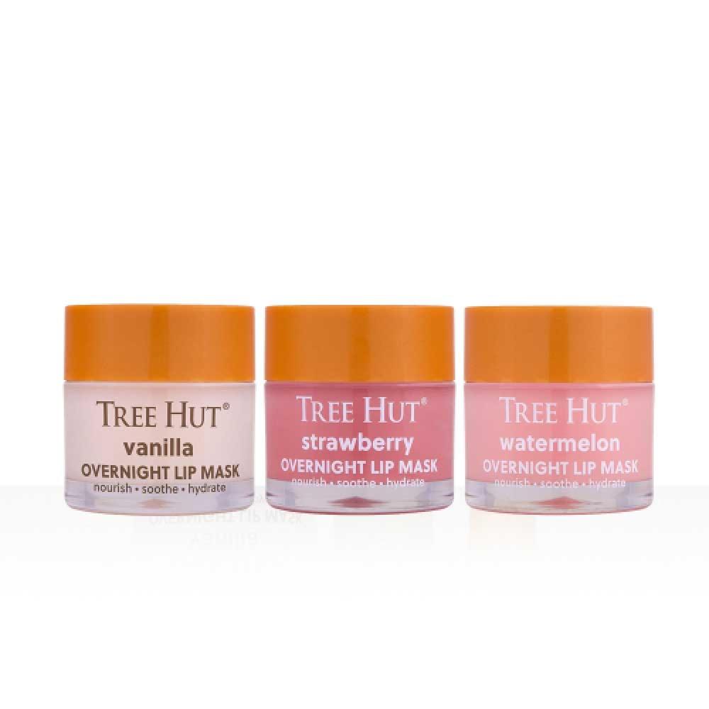 

Tree Hut Overnight Lip Mask 17g Vanilla+strawberry+watermelon Set Of 3 Vanilla+Strawberry+Watermelon