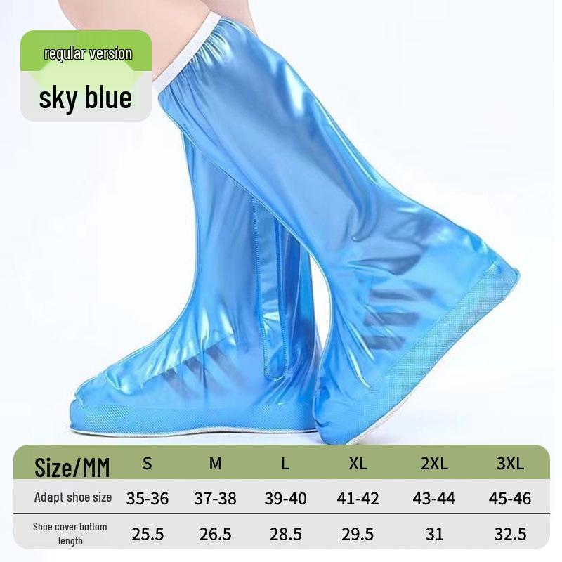 Huse de încălțăminte din PVC, impermeabile și antiderapante, pentru toate anotimpurile, pentru bărbați și femei - îngroșate, durabile și ideale pentru ciclism