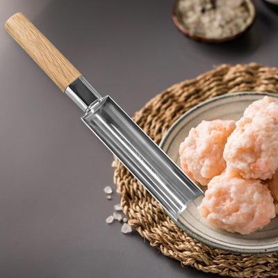 Stainless Steel Meatball Maker Tool Meat Baller for Shrimp Fish Balls Portable Kitchen Utensil with