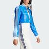 Adidas Originals Premium Cropped Track Top Women Tops Blue IN0815