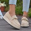 New Style Platform Shoes for Women - One-piece Slip-on Wedge Fisherman Casual Flats