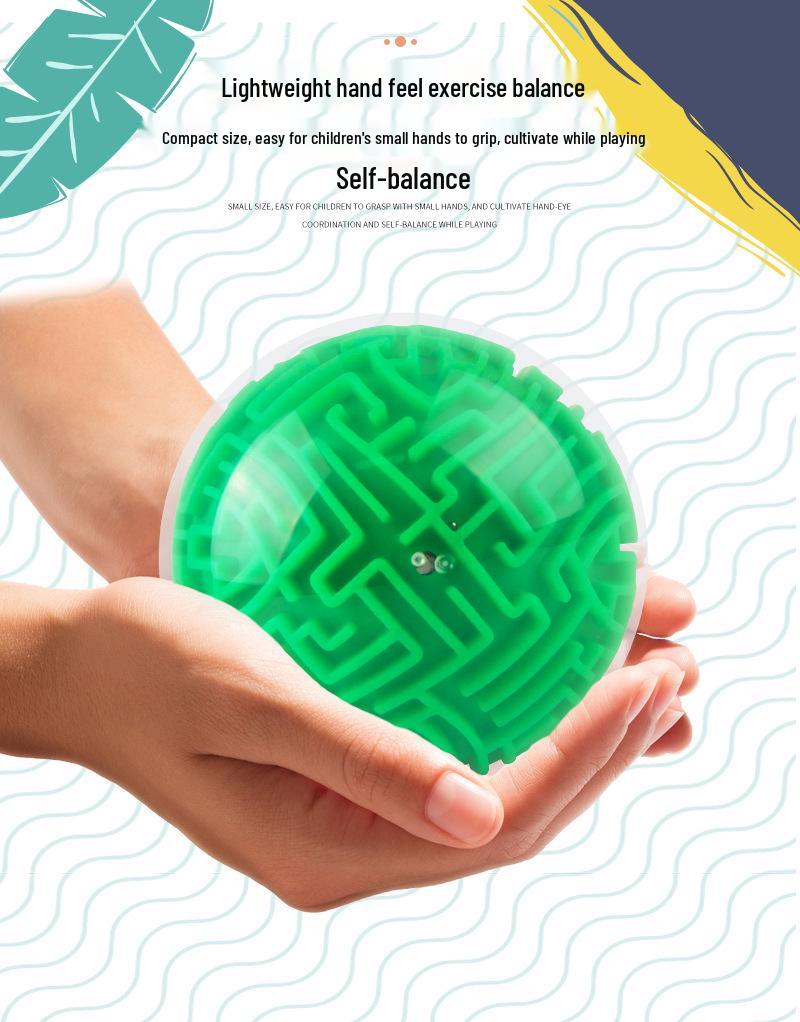 3D Murmel Labyrinth Puzzle - Kreatives & Pädagogisches Spielzeug für Kinder