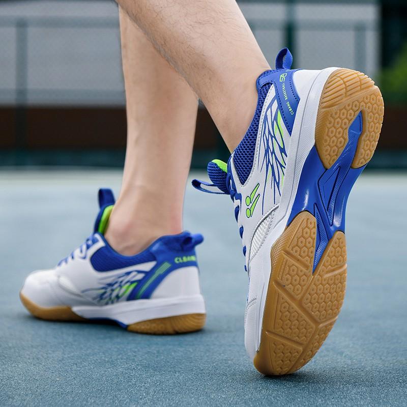 Scarpe Unisex da Badminton Uomo Donna Leggere Traspiranti Scarpe da Allenamento con Ammortizzazione Suola in Gomma Antiscivolo