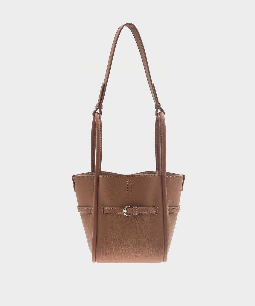 Talli Lower Wedge Belt Tote Bag 26_Camel