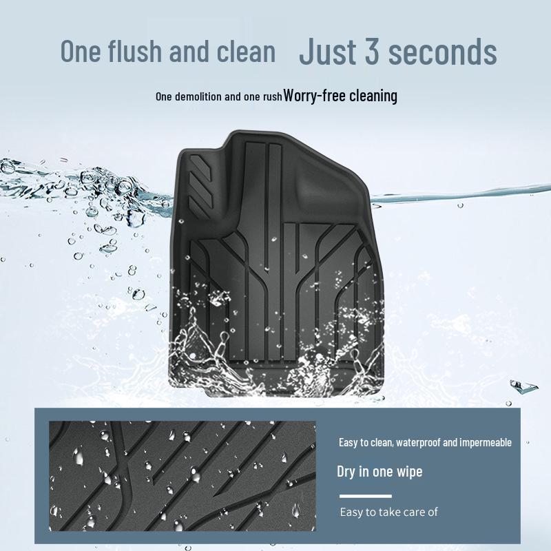 Trumpchi E9 24-25 Model Eco-Friendly TPE Floor, Trunk, and Seat Back Mats: All-Weather and Dirt-Resistant