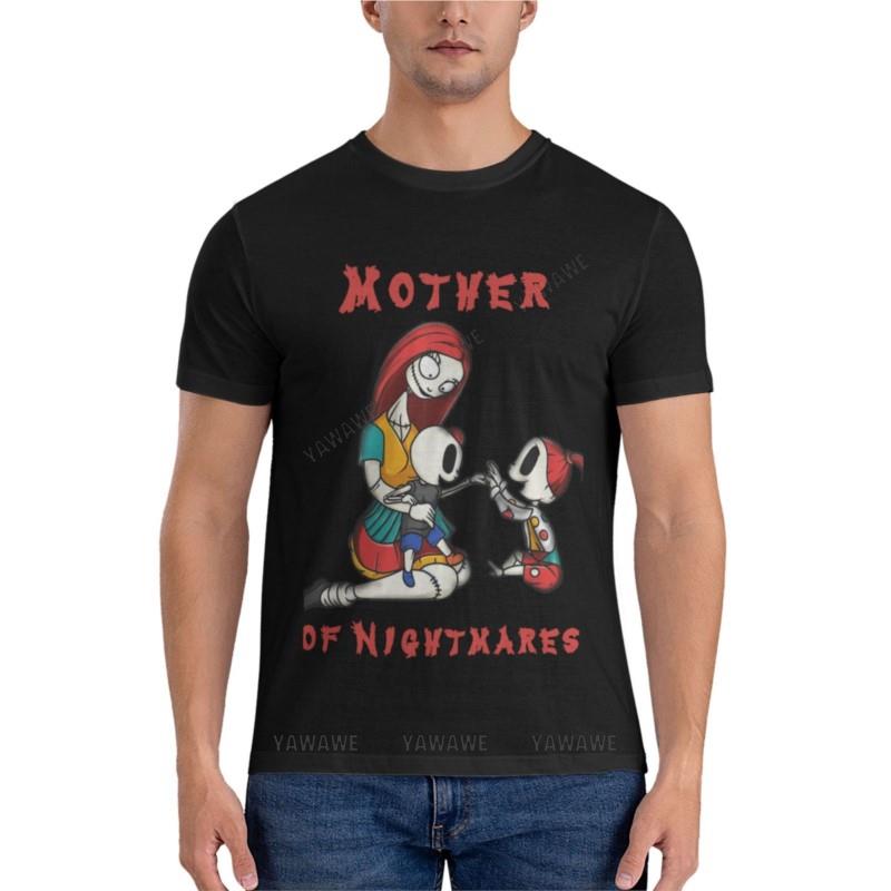 Cotton tshirt men Funny Halloween Mother of Nightmares Fitted T-Shirt tops t-shirts man brand tees S
