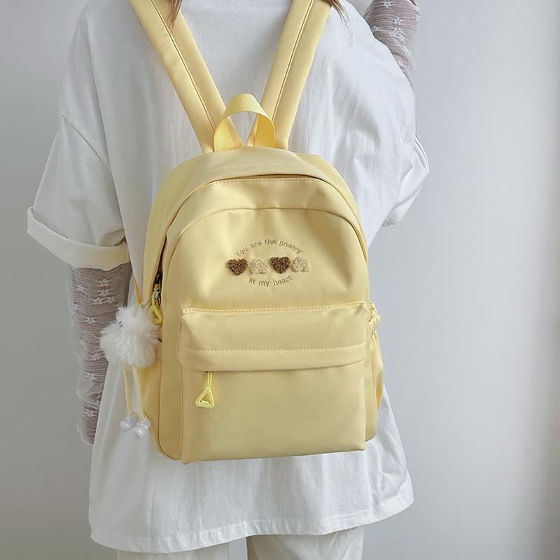 Schoolbag new junior high school high school primary school schoolbag girl high value simple travel large capacity Korean version ins backpack