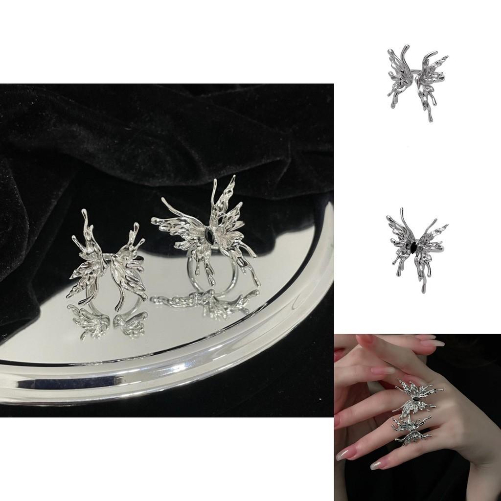 Ring Women Butterfly Adjustable Jewelry Index Finger Rings Fashion Decoration