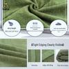 Junshuo Army Green Towel Quilt