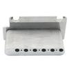 Wilkinson WOV06 10.8mm String Pitch Two-Point Guitar Tremolo Bridge for MIJ/MIK Strat Electric Guitars, Chrome