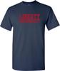 Liberty Flames Basic Block, Team Color T Shirt, College, University