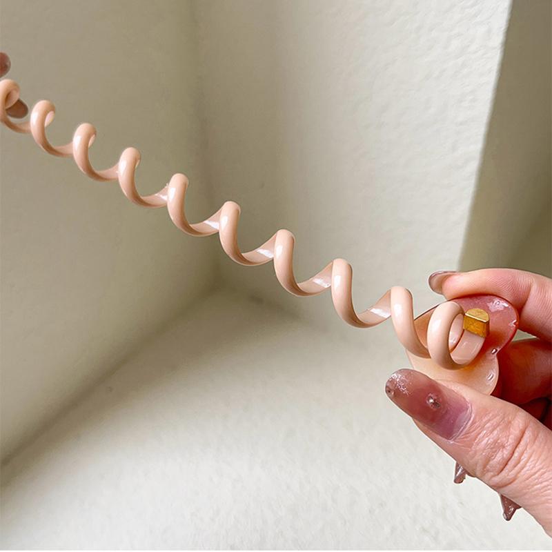 1pc Women Heart Shape Ponytail Elastic Hair Bands Rubber Hair Ties Bundle Scrunchies Telephone Wire Hair Accessories